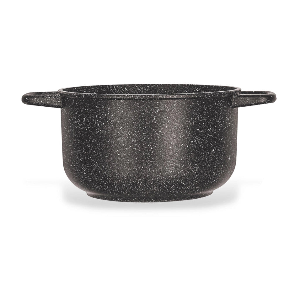 Casseruola con Coperchio in Vetro Antiaderente 2 Manici Ø28 cm Olympia Hard Cook