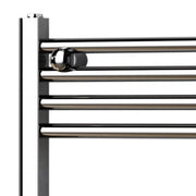 RADIATORE TERMOARREDO SCALDASALVIETTE CROMO LUCIDO CON TUBOLARI Ø25MM MODELLO ELVIA - MM 1512X450 WATT.532 INT.400  - MAM