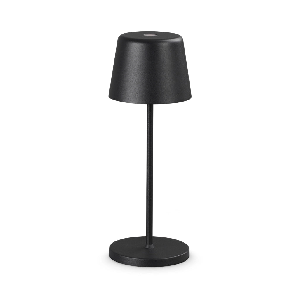 Lampada Da Tavolo Per Esterno Cute 1 Luce Led Integrato Nero Ip65