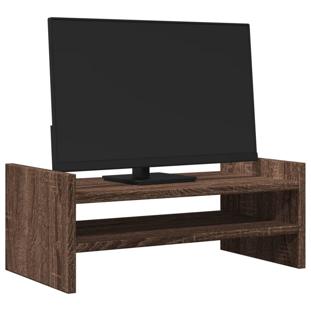 Supporto per Monitor Rovere Marrone 50x27x20 cm in Truciolato 854784