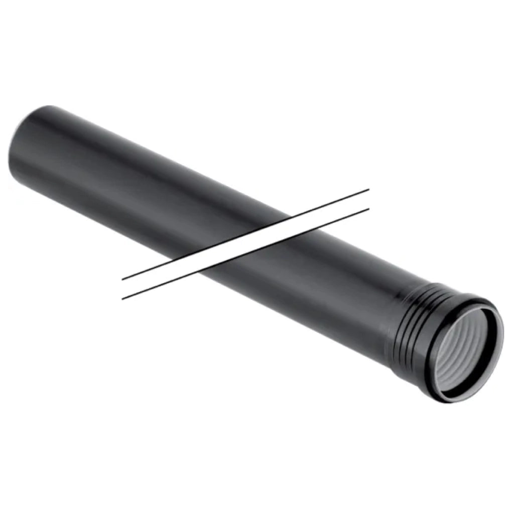 TUBO 1 BICCHIERE AD INNESTO IN PP CON GUARNIZIONE SERIE SILENT - ø125 MT 2  - GBR