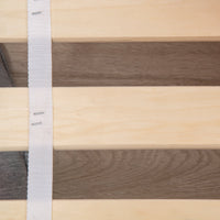 Struttura Letto Singolo per Bambini 143x76x49 cm con Motivi a Stelle e Luna in Pannelli di MDF e Truciolato Grigio