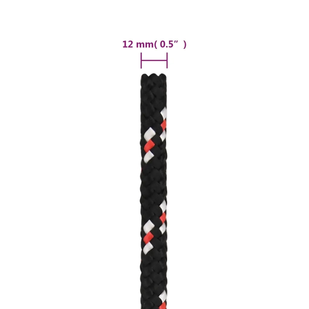 Corda per barca Nera 12 mm 100 m in Polipropilene 152354