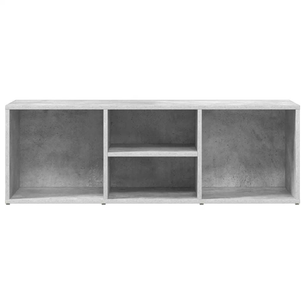 Panca Porta Scarpe Grigio Cemento 105x35x35cm Legno Multistrato 804467