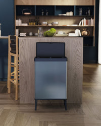 Pattumiera Alta 54L Keter Verto High 43,5x26,5x68,7 cm in Plastica Blu Perla