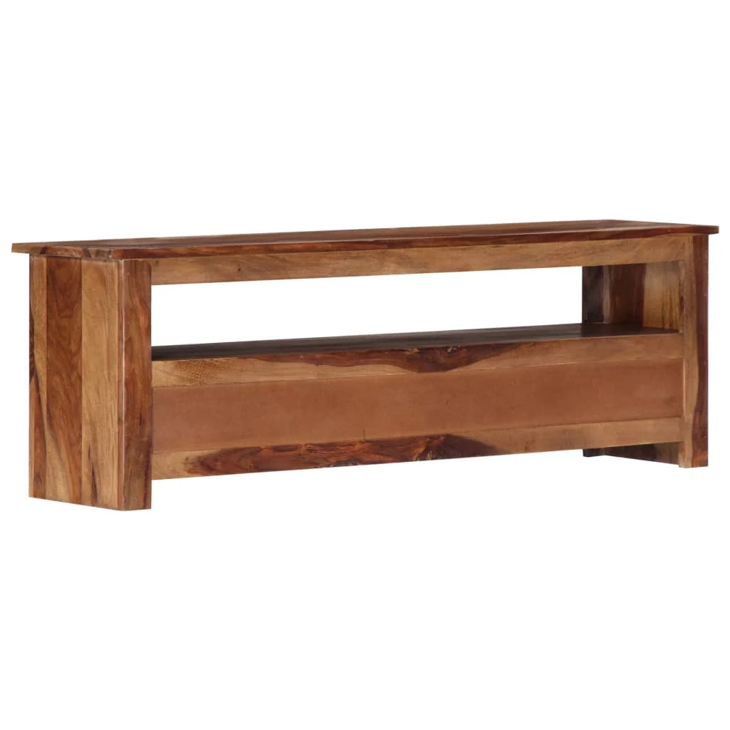 Pratico mobile porta TV/credenza di design 118 cm legno massello di sheesham 2502277