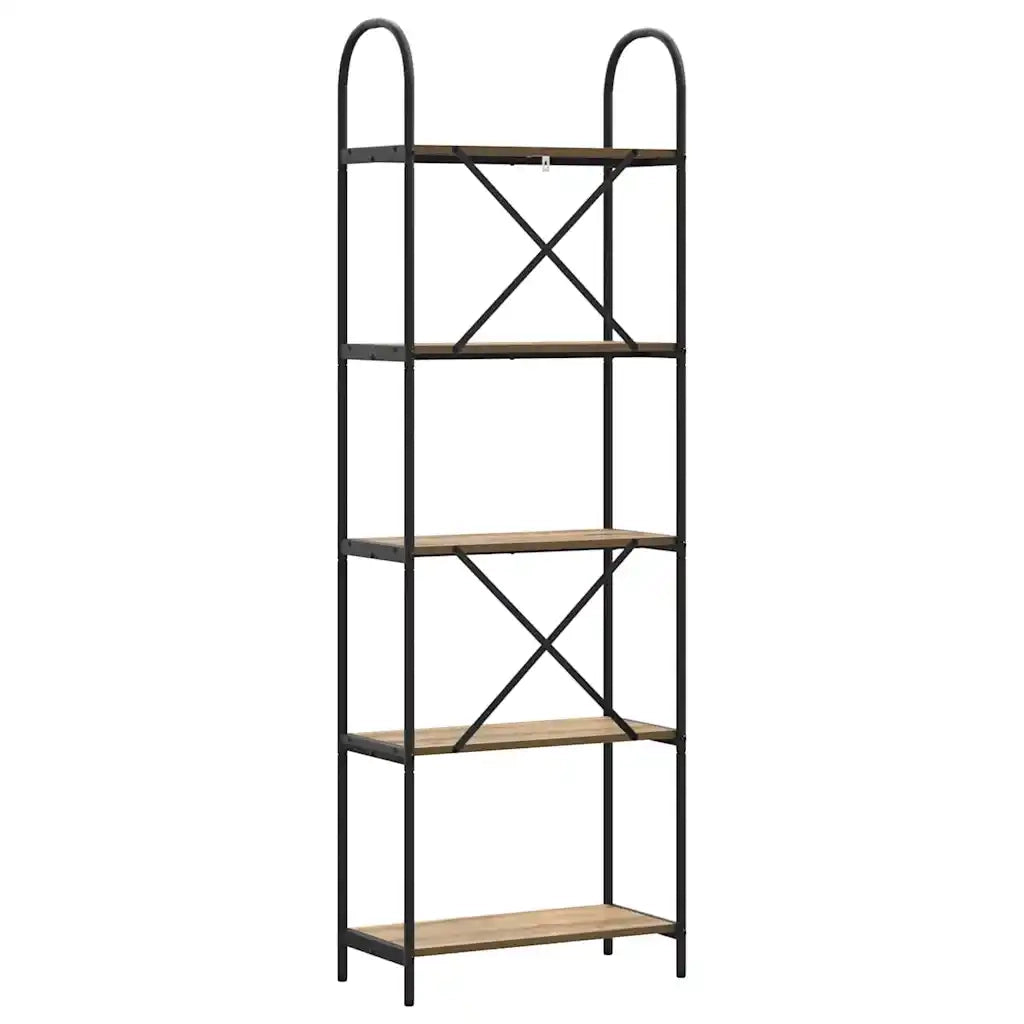 Libreria Rovere artigianale 60 x 30 x 183 cm Legno multistrato