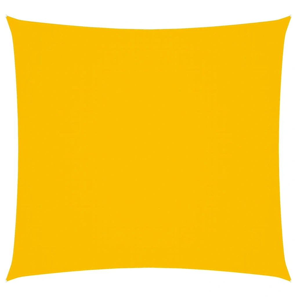 Parasole a Vela in Tela Oxford Quadrata 6x6 m Giallo 135582