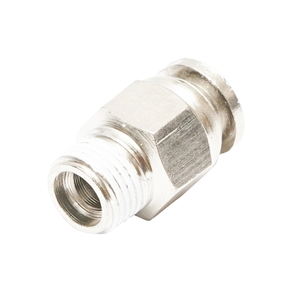 Connettore rapido in metallo dritto e vite in metallo M6 con 1/8