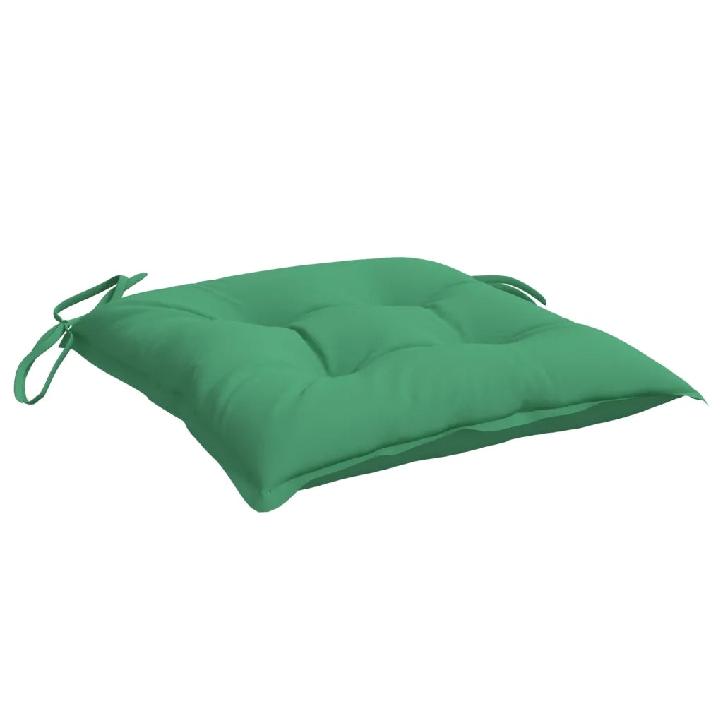 Cuscini per Sedia 6 pz | Cuscini per sedie Verdi 40x40x7 cm in Tessuto Oxford