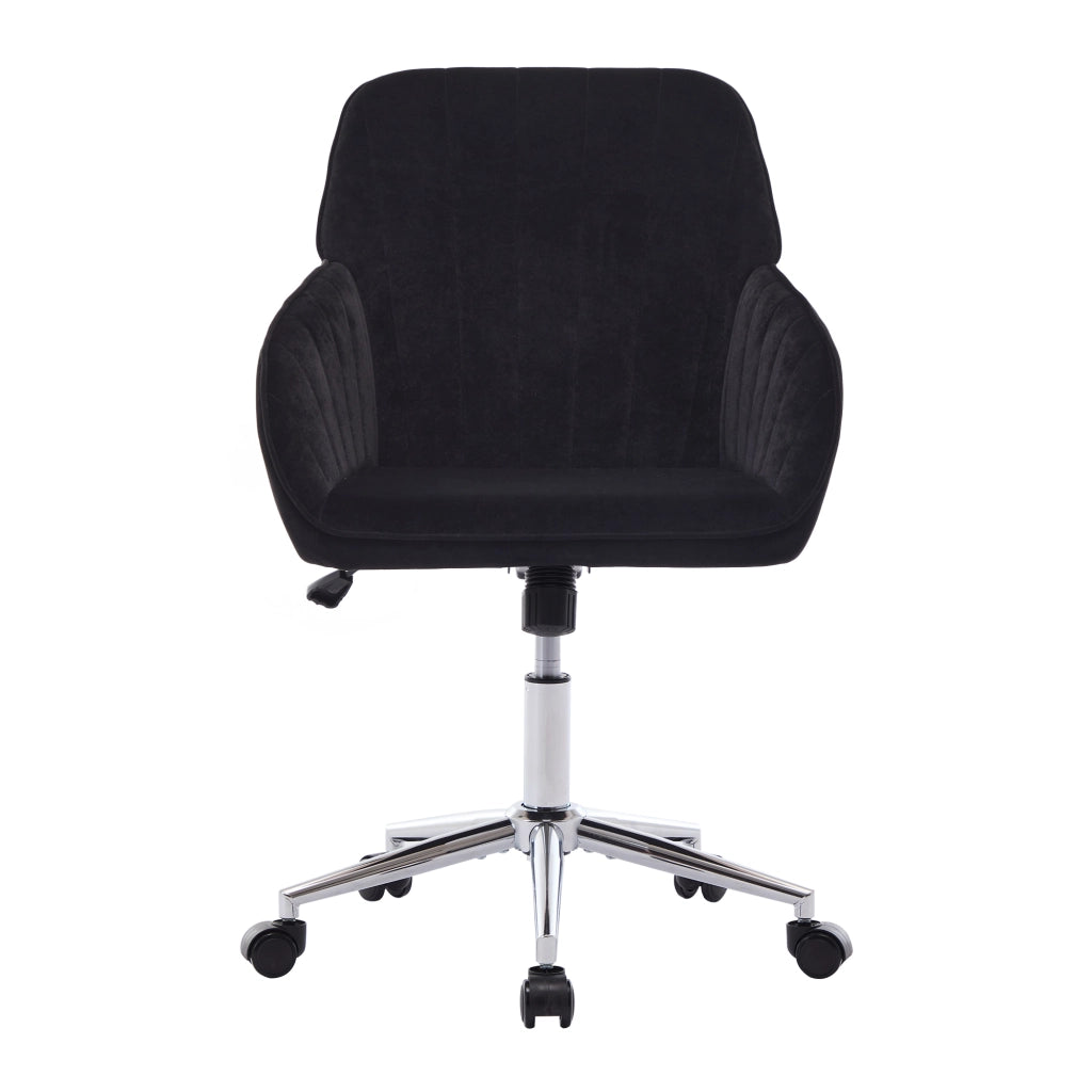 Sedia da Ufficio Ergonomica Girevole con Schienale ¨C Xylo ¨C Nero, Altezza Regolabile