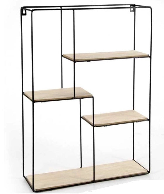 INDUSTRIL BACHECA FORMA RETTANGOLARE CON 4 MENSOLE 41 X 12 X 60 CM