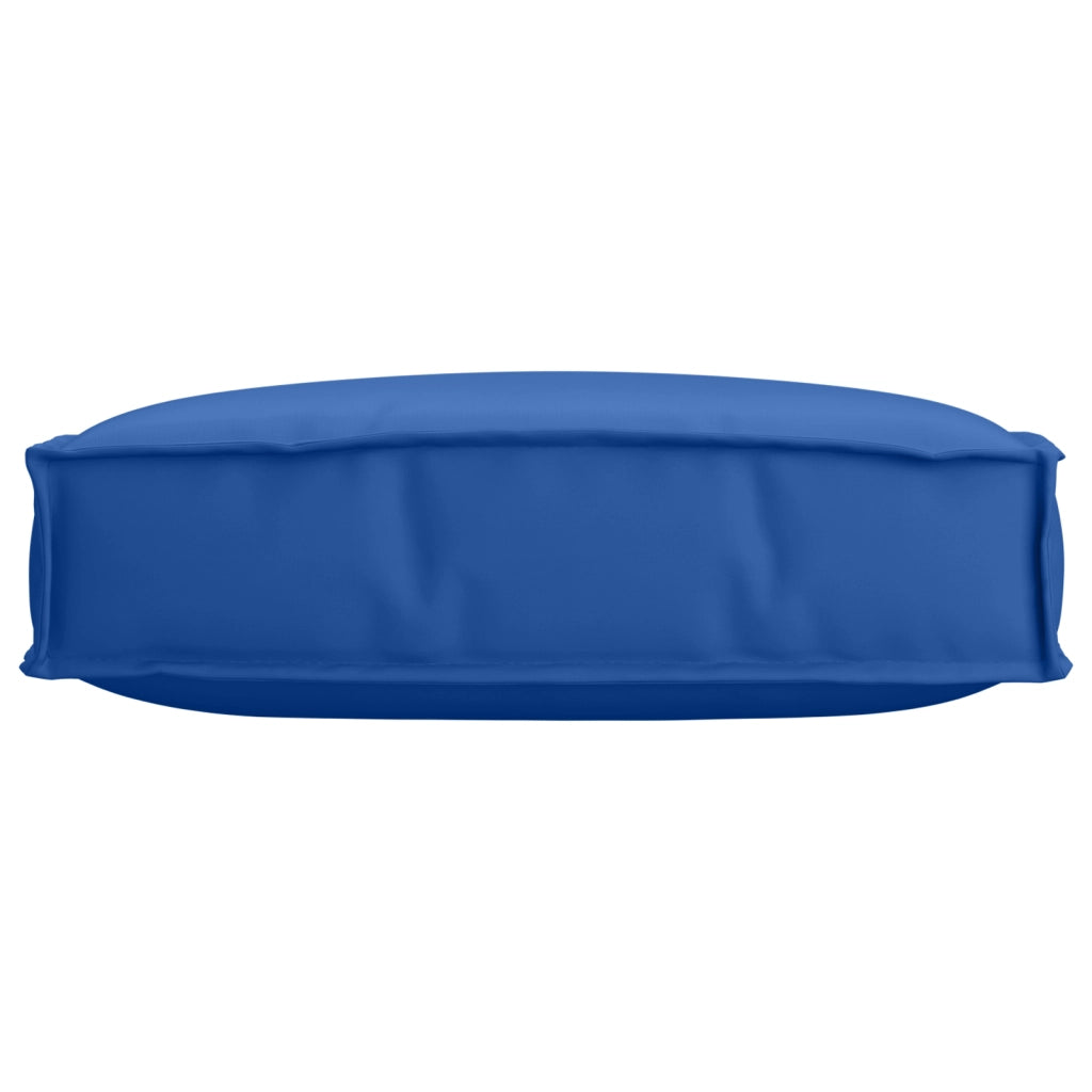 Cuscino per pallet per seduta Blu Royal 60x60x12 cm in tessuto Oxford
