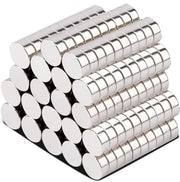 Magnetici Minimagneti 200 pezzi Magnetici forti 8x3mm Magnetici rotondi Magnetici neodimio Magnetici per frigoriferi Magnetici per lavagne Magnetici per attività manuali Magnetico piatto