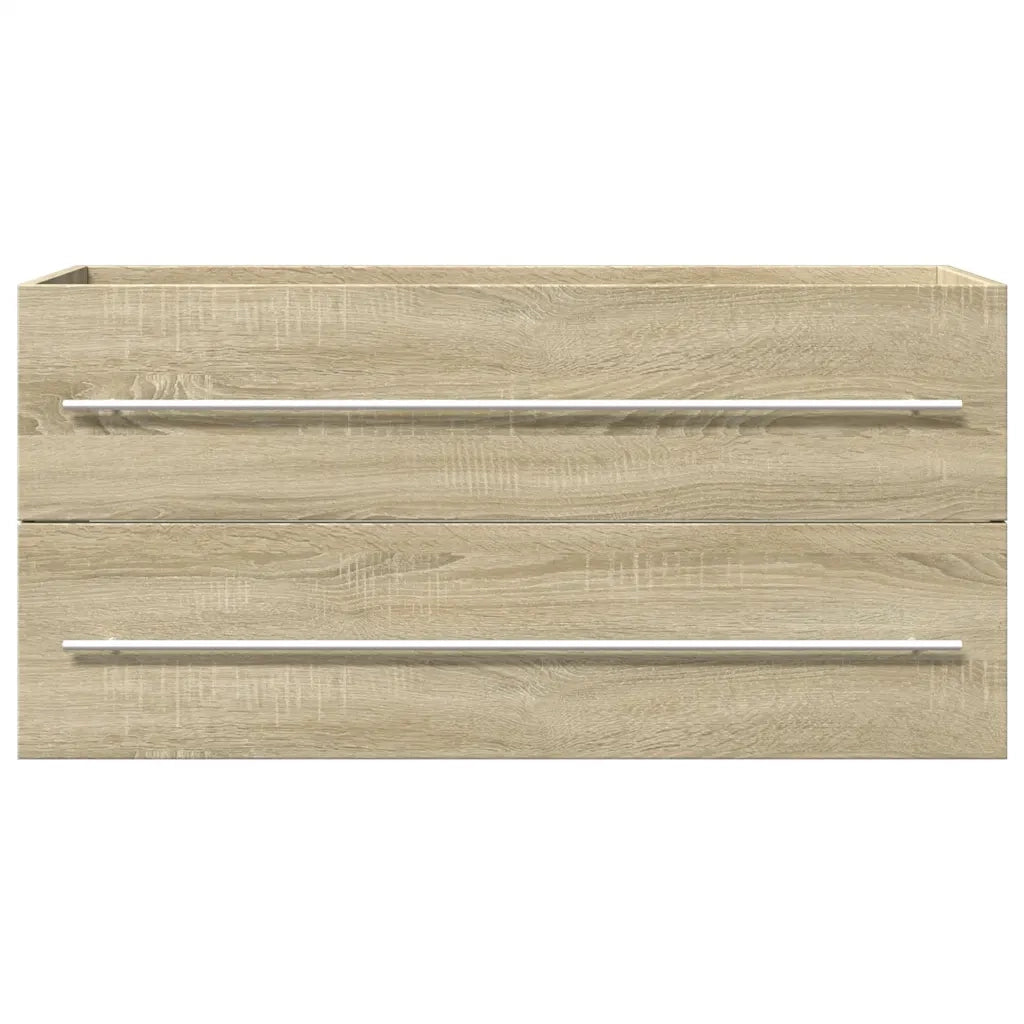 Mobile Lavabo Rovere Sonoma 100x38,5x48 cm in Legno Multistrato