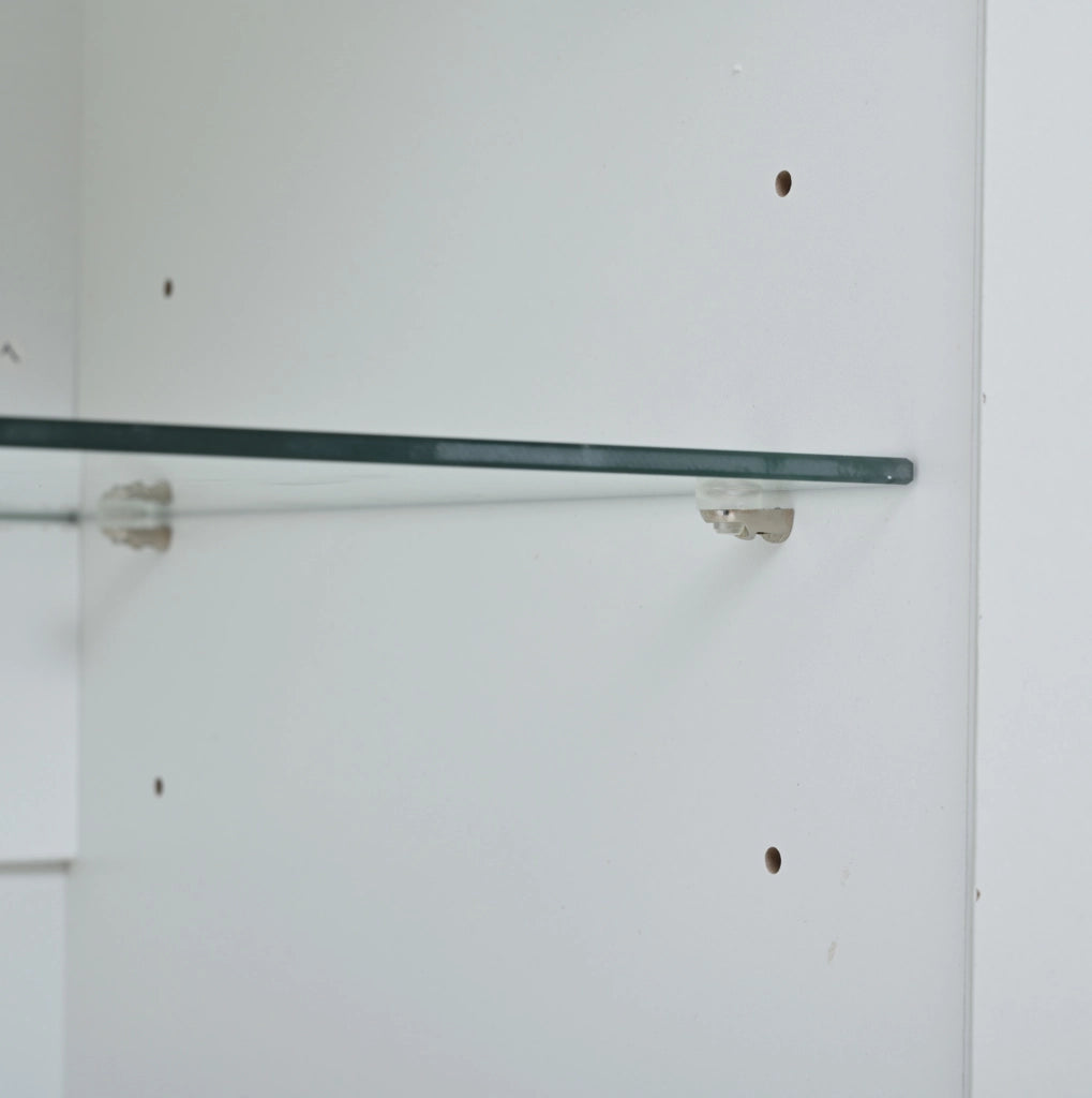 Vetrina con LED e anta in acrilico 60 x 40 x 170 cm; bianco