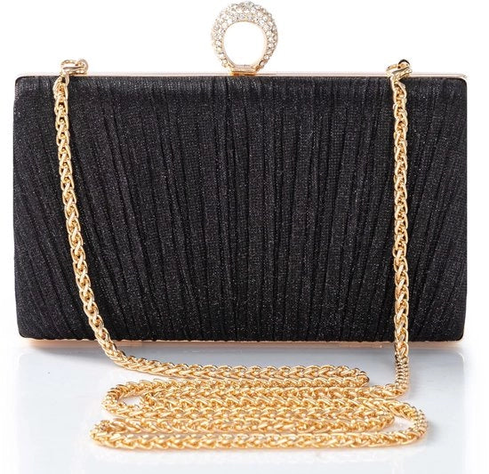 Borsa da sera elegante per donna con cinturino rimovibile, borsa da sposa, borsa da party, borsa da braccio, piccola borsa da spalla