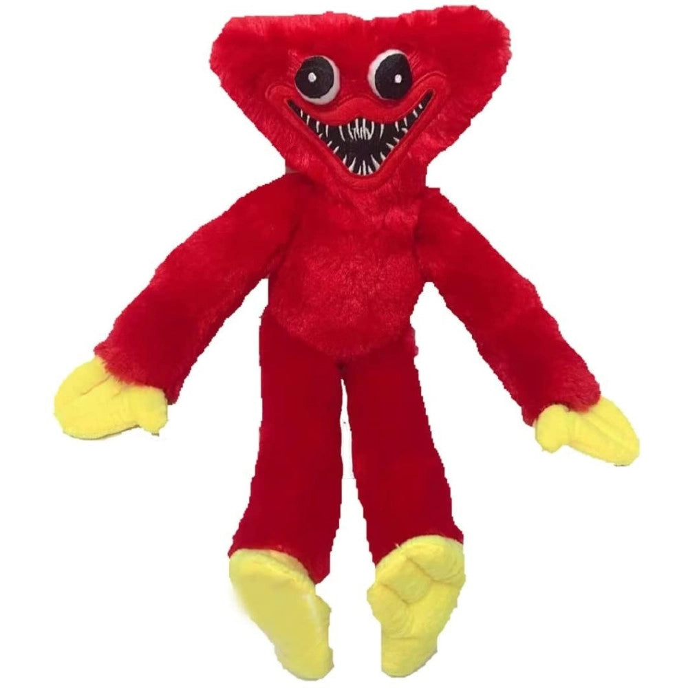Trade Shop - Peluche Pupazzo Morbido Poppy Playtime Huggy Wuggy Plush Doll Gioco Rosso 40cm -