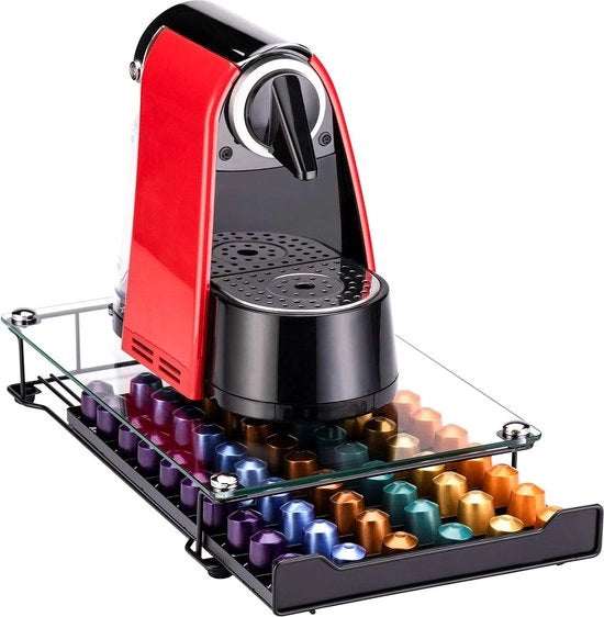 Organizzatore per Capsule di Caffè in Vetro Resistenti al Calore - 60 Capsule