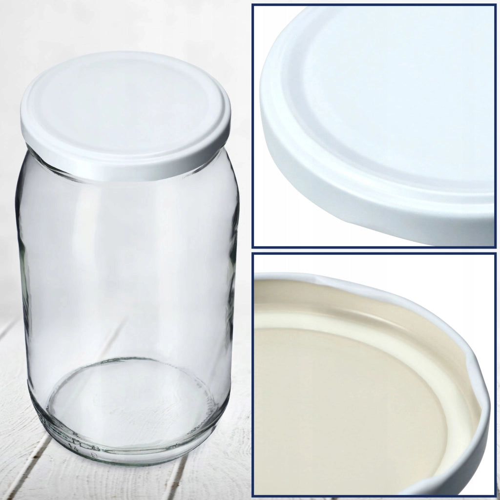Tappi per barattoli KADAX, diametro 82 mm, confezione da 10 pezzi
