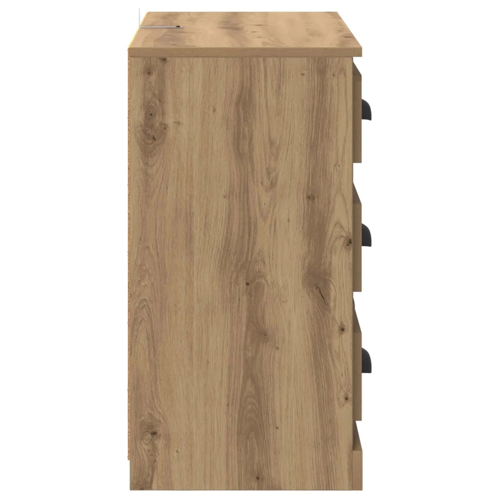 Credenza con cassetto Rovere artigianale 70 x 35,5 x 67,5 cm