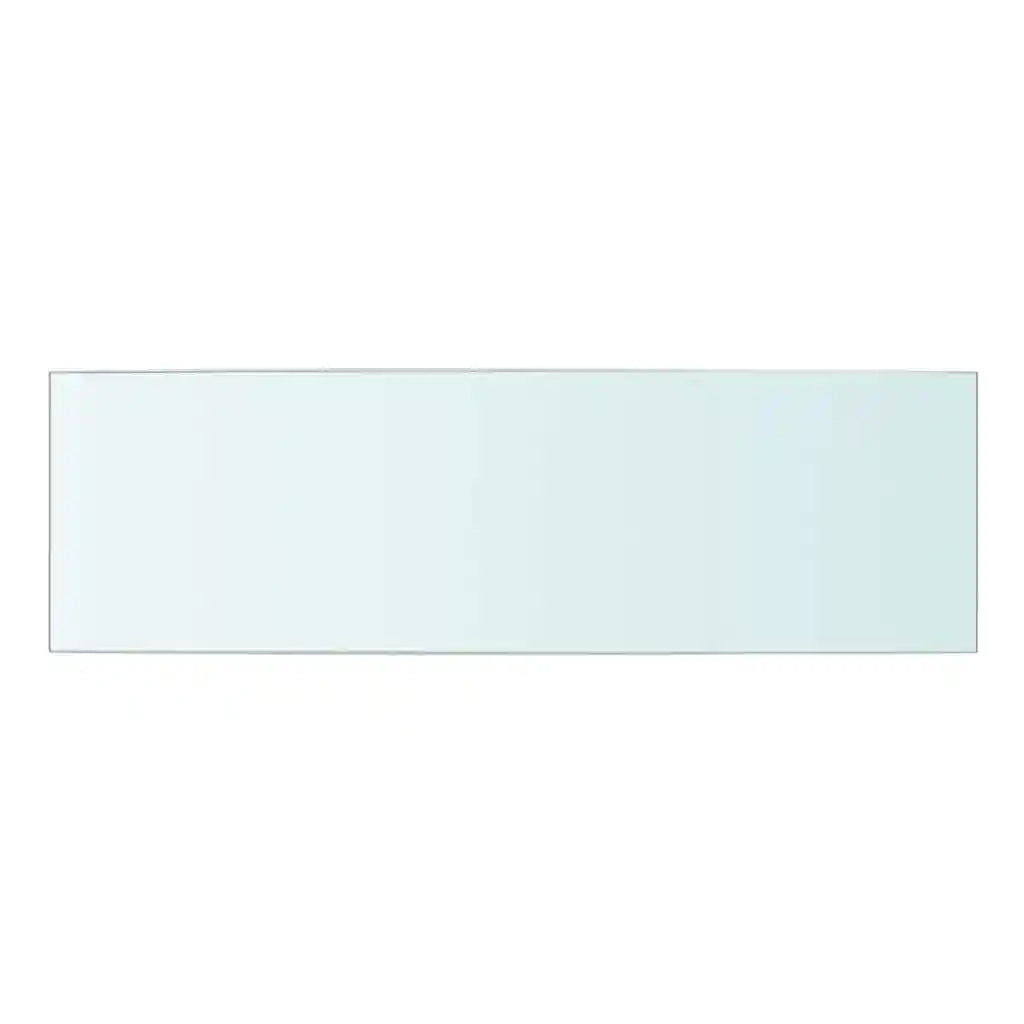 2 pz Mensole | Ripiano | Scaffale in Vetro Trasparente 50x15 cm