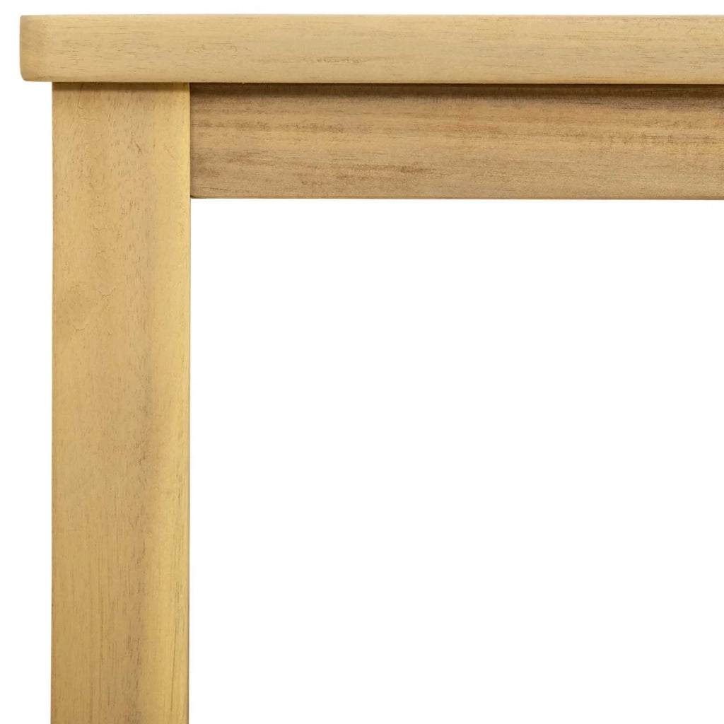 Tavolo consolle da giardino Acacia chiaro 80 x 35 x 75 cm 42026789