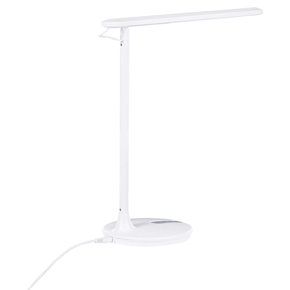 Lampada da tavolo bianca LED tocco touch intensità  regolabile ufficio cameretta stile moderno