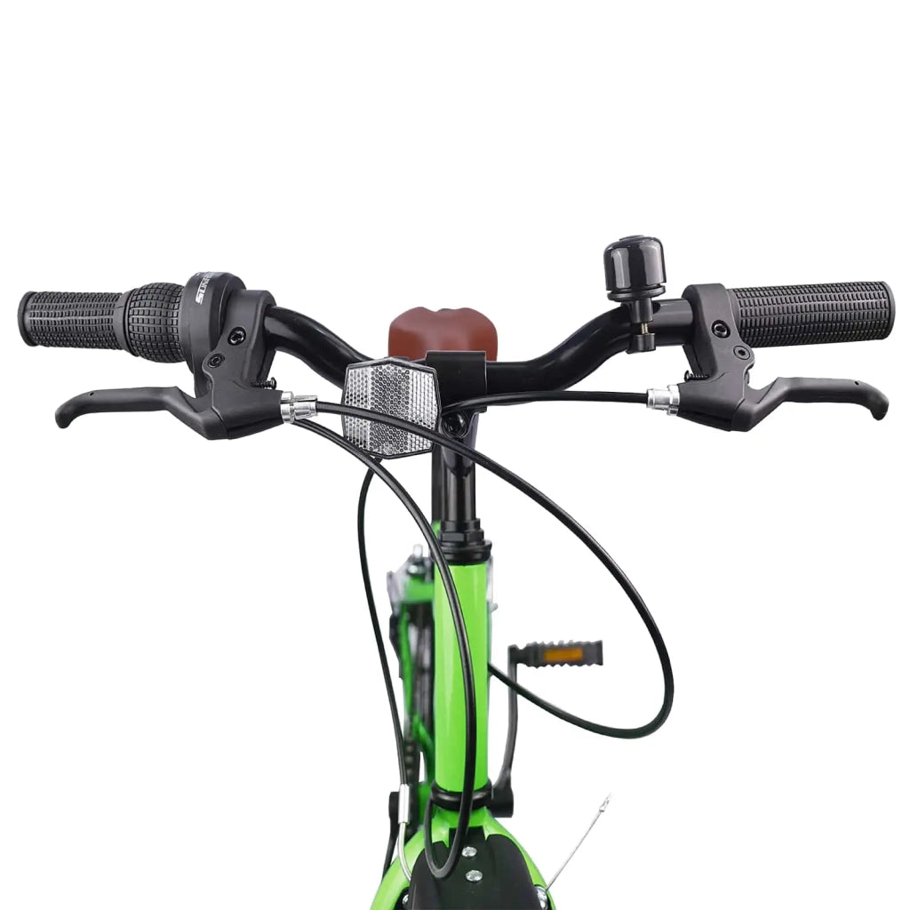 Bicicletta per Bambini 24 Pollici 6-Speed per 8-12 anni Verde