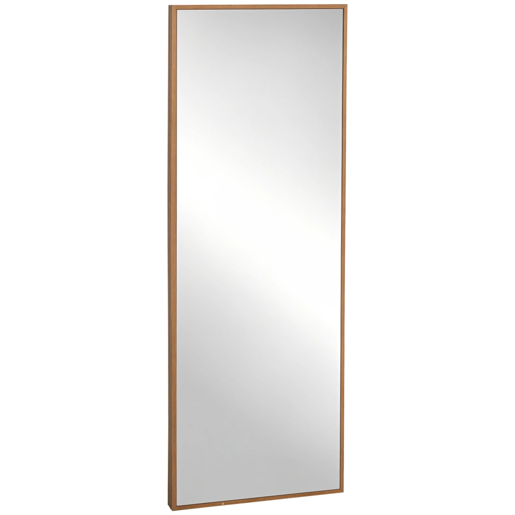 Specchio da Parete Grande ¨C zephmum ¨C Legno Naturale 45x125 cm
