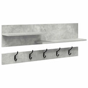 Appendiabiti a muro Grigio cemento 90 x 15 x 36 cm CFW2216744