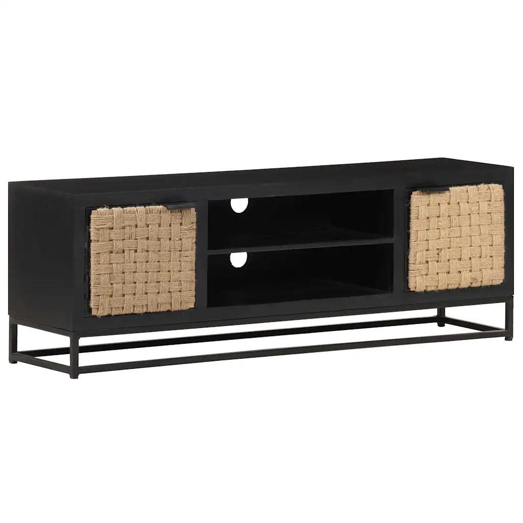 Mobile Porta TV 120x30x40 cm in Legno Massello di Mango 323496