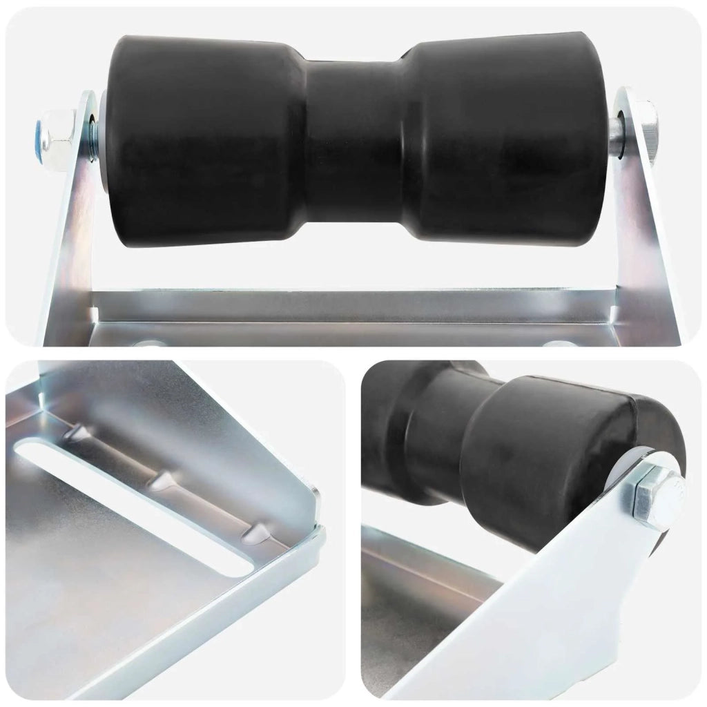 Rullo per rimorchio per barche con supporto 20,3 cm Argento 42039149