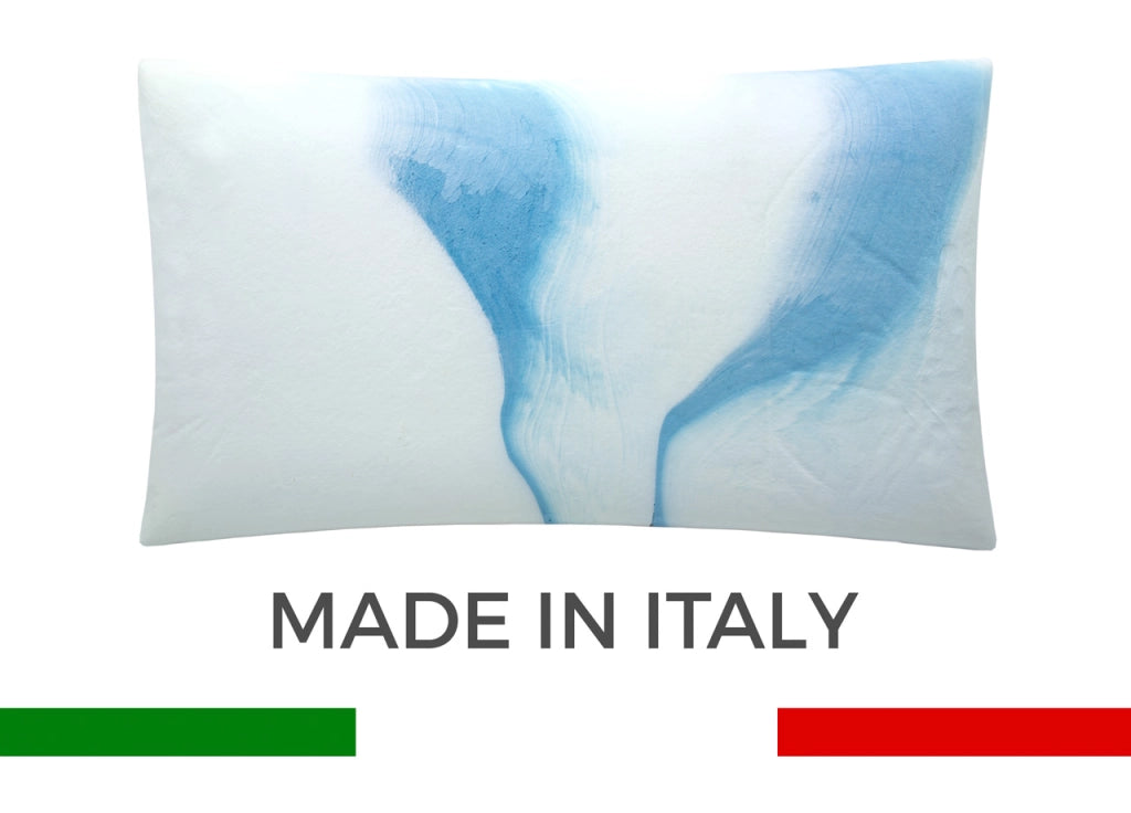 Guanciale Cuscino Letto Memory Anallergico Traspirante Termosensibile Gel