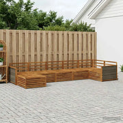 Set di divani da esterno 7 pcs Naturale 3383617