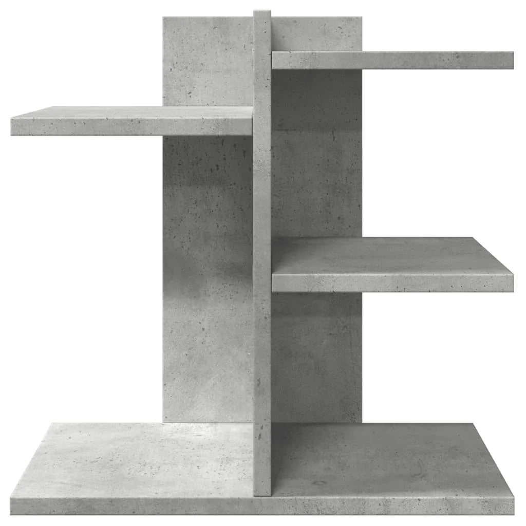 Mobiletto portaoggetti per ufficio 42 x 21,5 x 42 cm in legno ingegnerizzato Grigio cemento 02_0043565