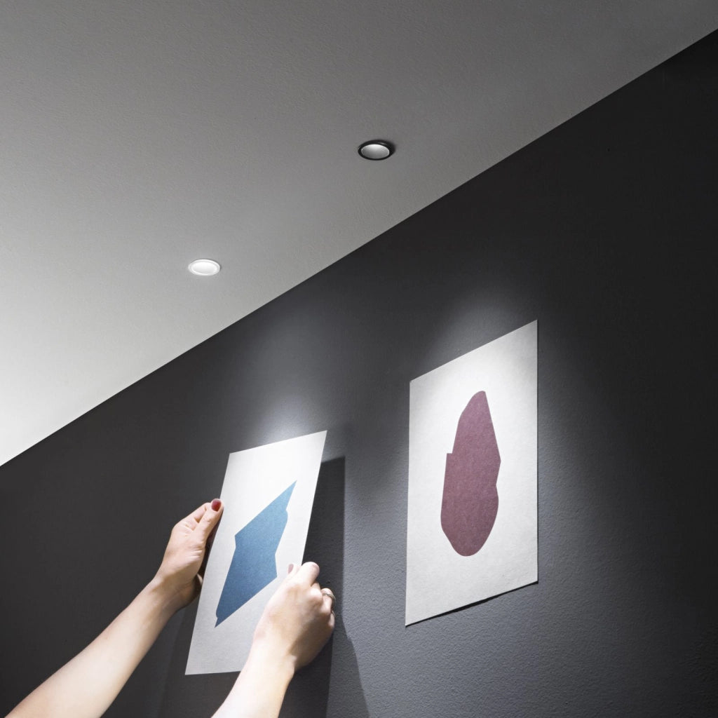 INCASSO LED DOT NERO TONDO 5W 480LM CCT 3000K / 4000K / 6500K 4x5,5CM