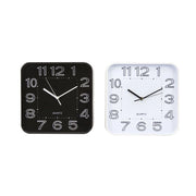 Trade Shop - Orologio Da Parete Muro A Quarzo Quadrato Analogico Casa Ufficio Da 30 Cm 196872 -