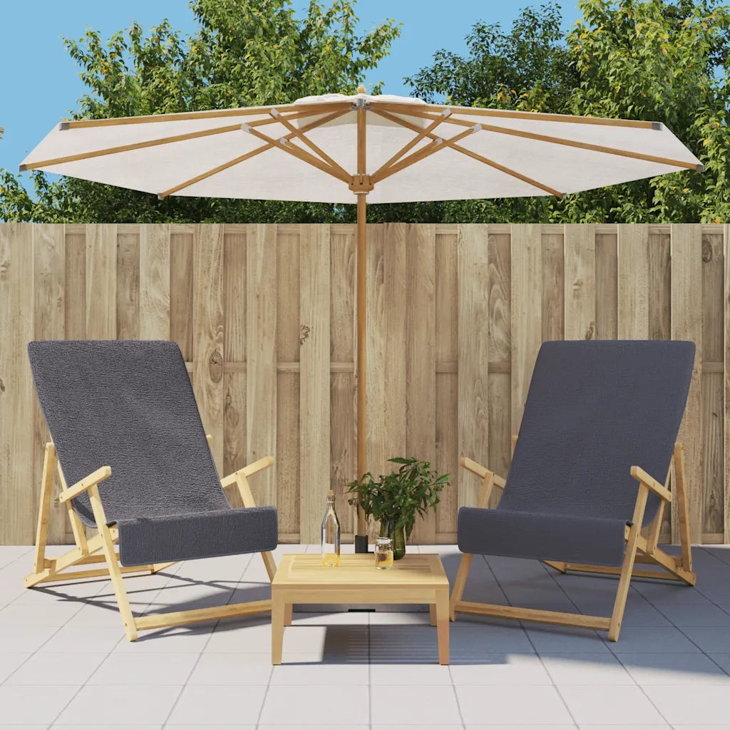 Asciugamani da Spiaggia 2 pz Antracite 60x135cm Tessuto 400 GSM CFW6199829