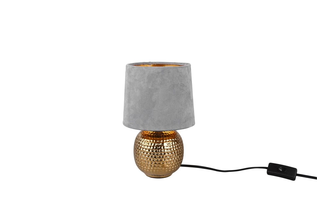Lampada tavolo da Interno a LED in Ceramica Oro