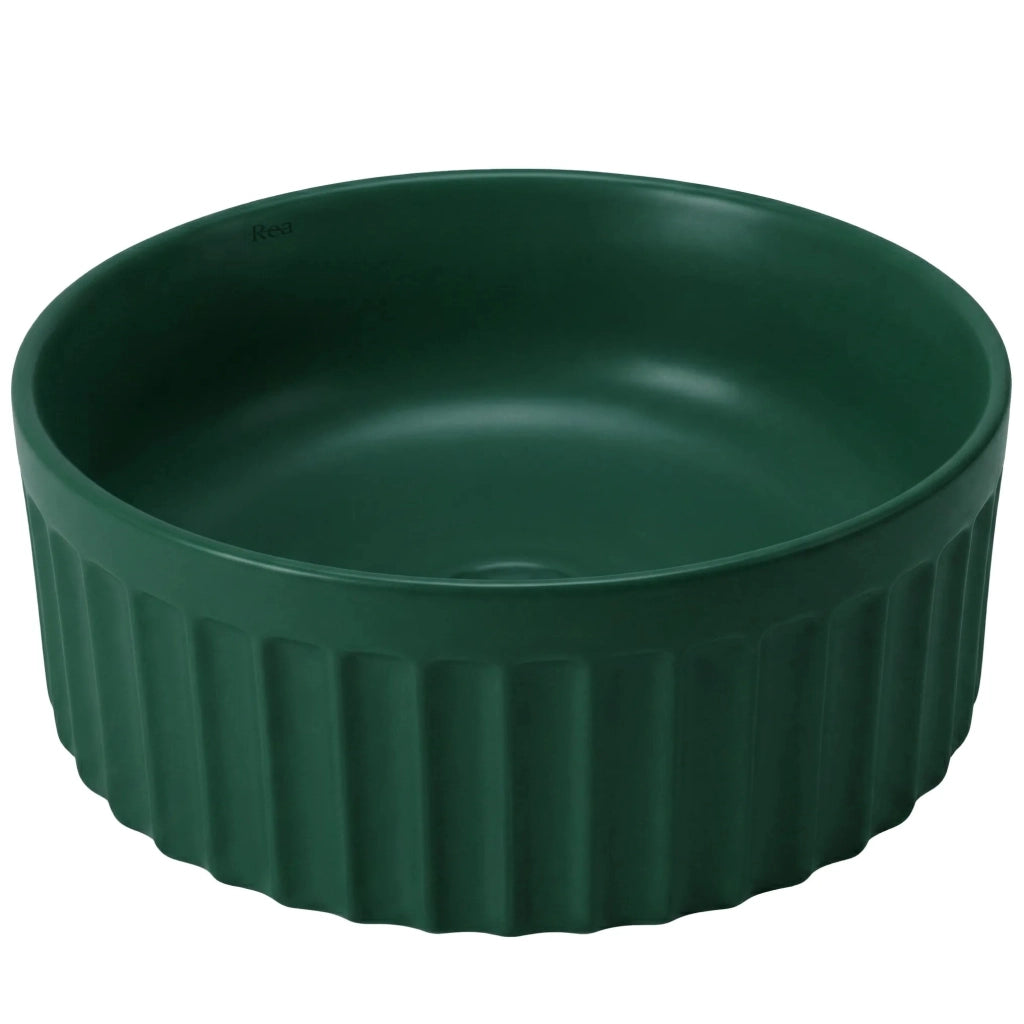 Set: Wc Sospeso + Lavabo Da Appoggio Rea Duo Matcha Matt