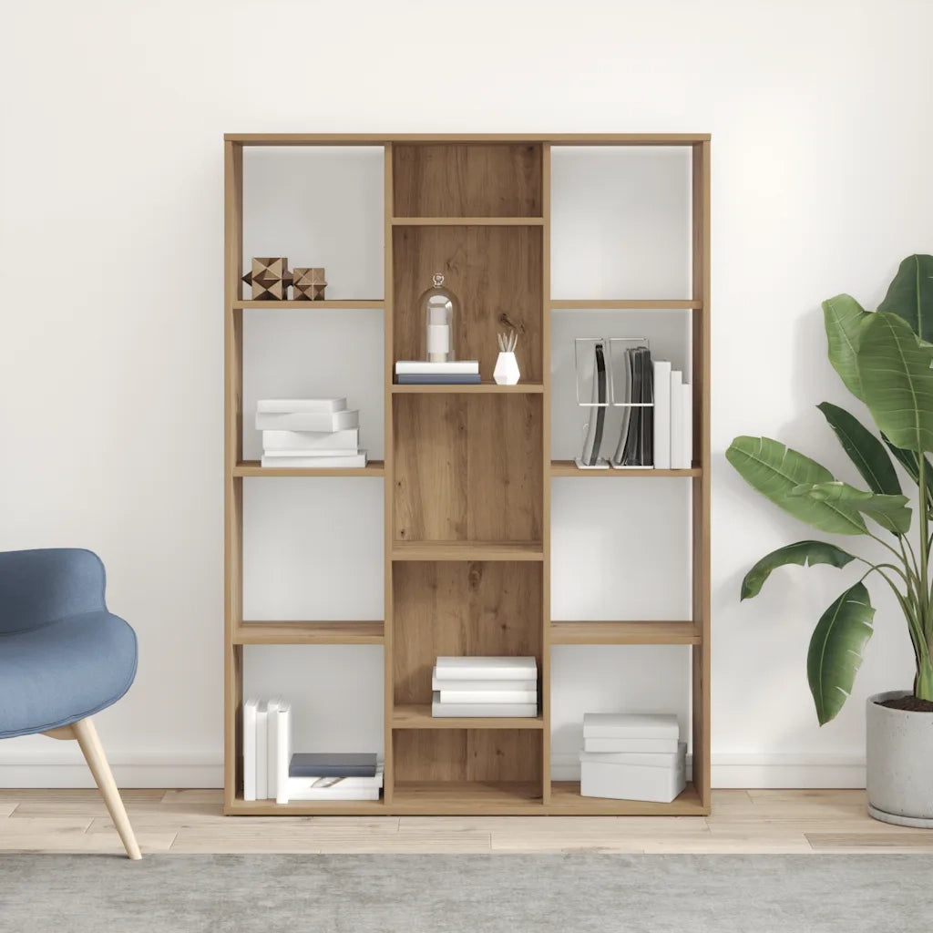 Libreria/Divisorio Rovere Artigianale 100x24x140 cm Truciolato 855843