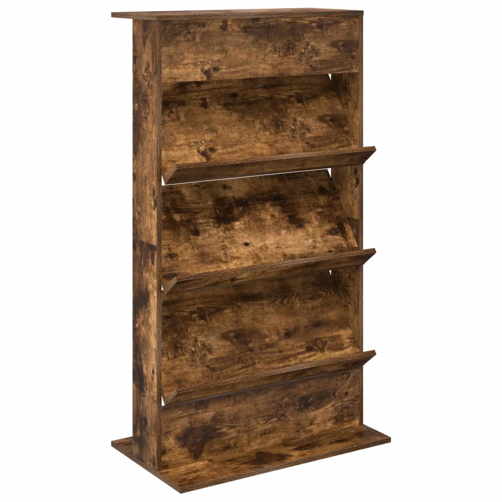Scaffale per riviste Rovere fumé 70 x 41 x 126 cm 899531