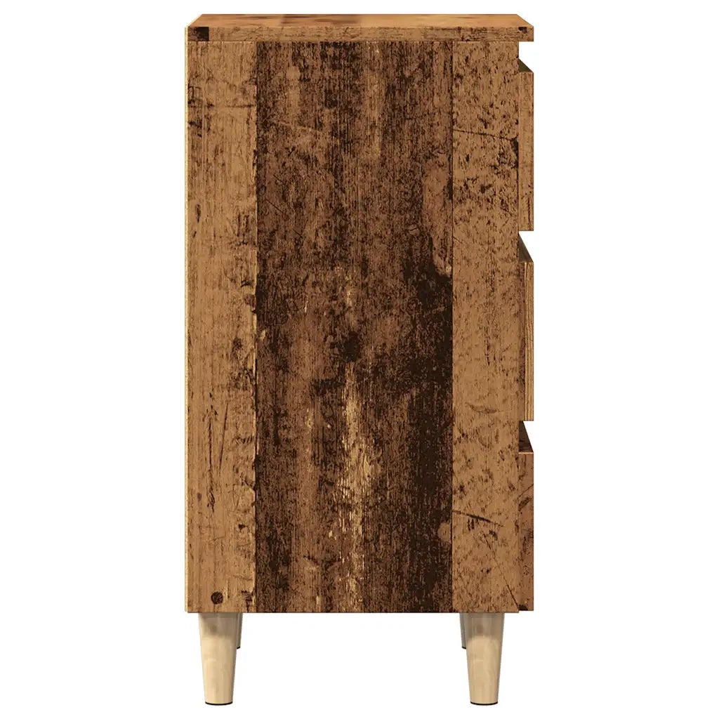 Comodino Legno Vecchio 40x35x69 cm in Legno Multistrato 856420