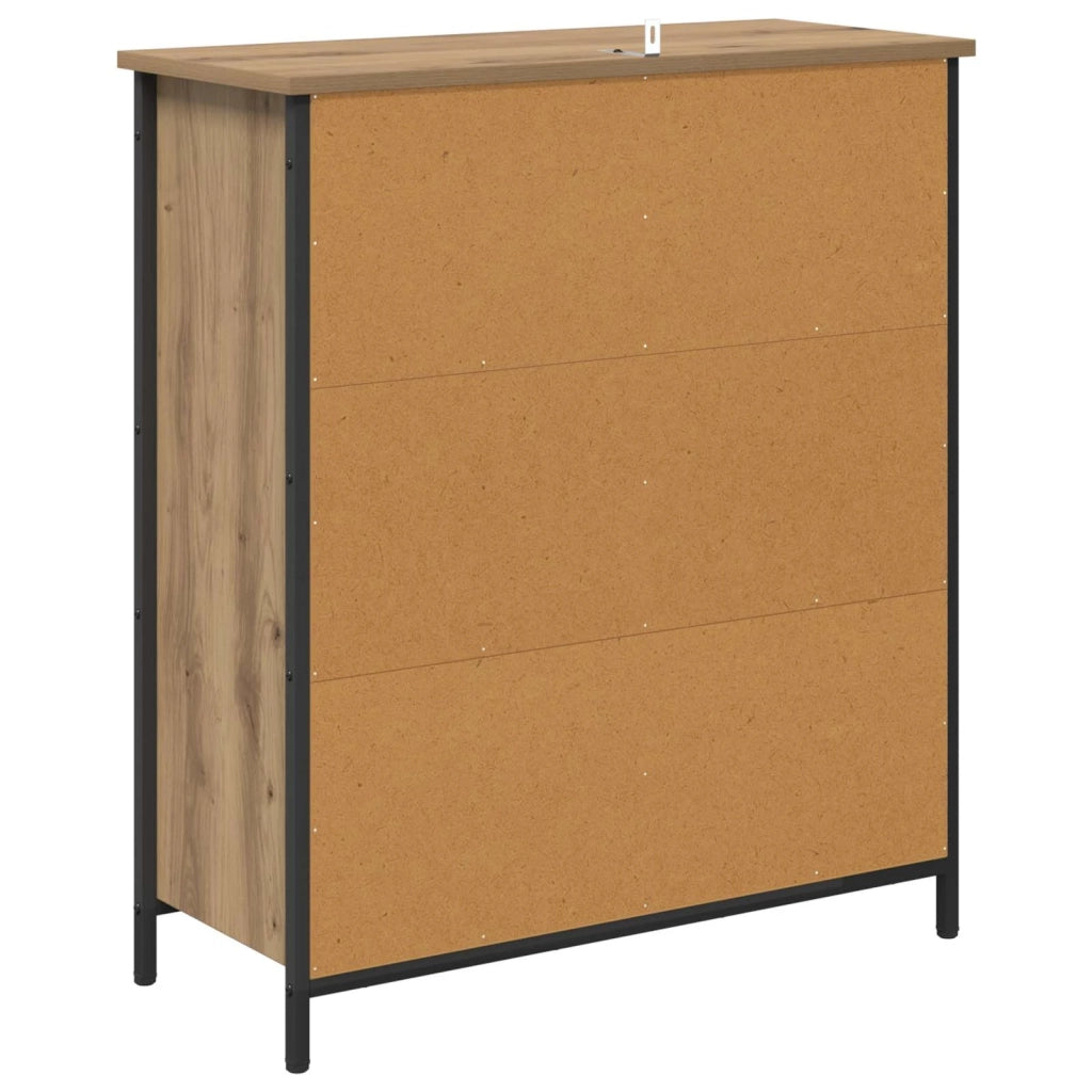 Credenza | Madia | Buffet da pranzo | Armadio da pranzo Rovere artigianale 70 x 30 x 80 cm Legno multistrato