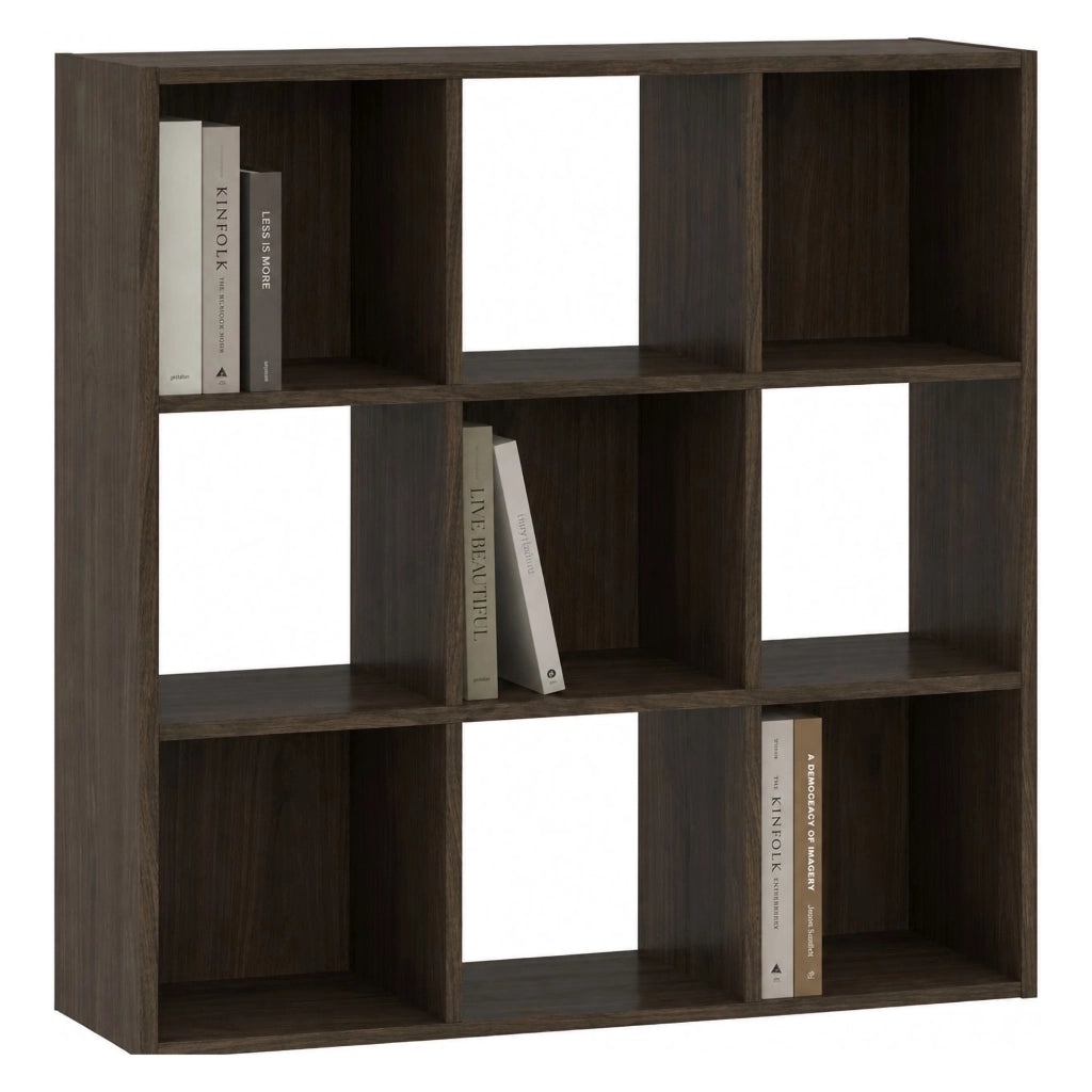 Biblioteca Liga, Libreria 6 Ripiani, 91x30x91h cm Marrone Noce