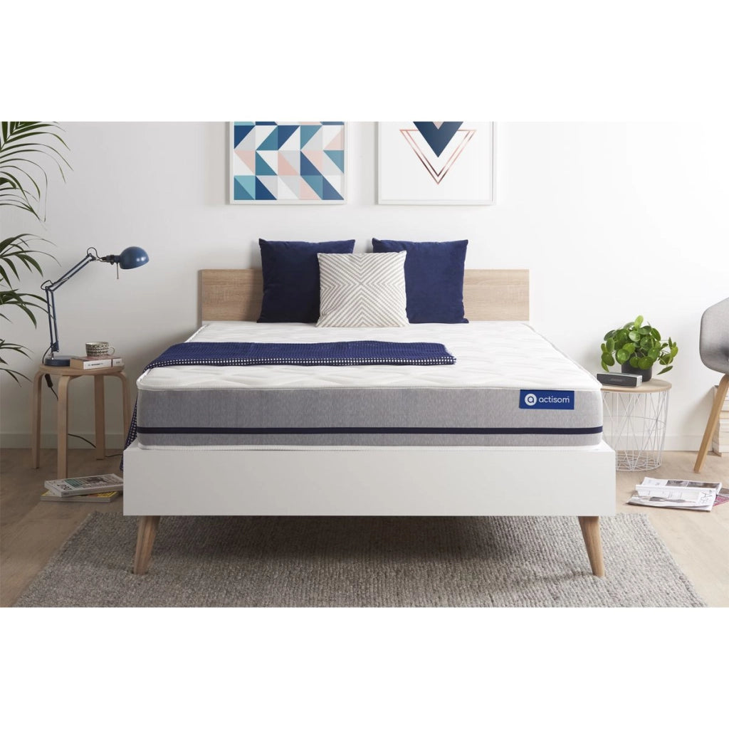 Materasso matrimoniale Actilatex soft 200x200cm - Spessore : 20cm - Lattice e memory foam - Moderatamente rigido