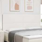 Testiera LED con strisce LED Crema 200 cm Tessuto in Cords 3338340