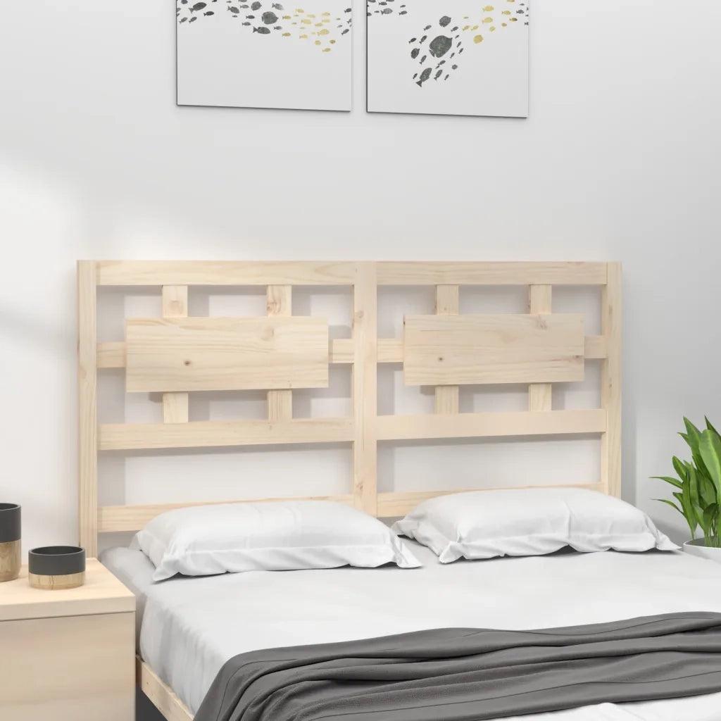 Testiera per Letto-Testata-Testiera Decorativa 205,5x4x100 cm Legno Massello di Pino 473427