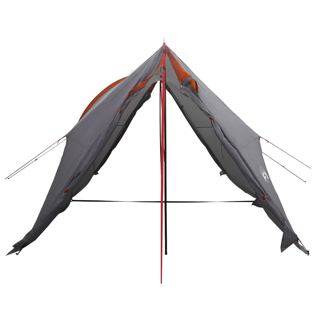 Tenda a baldacchino impermeabile Grigio e arancione 42042212